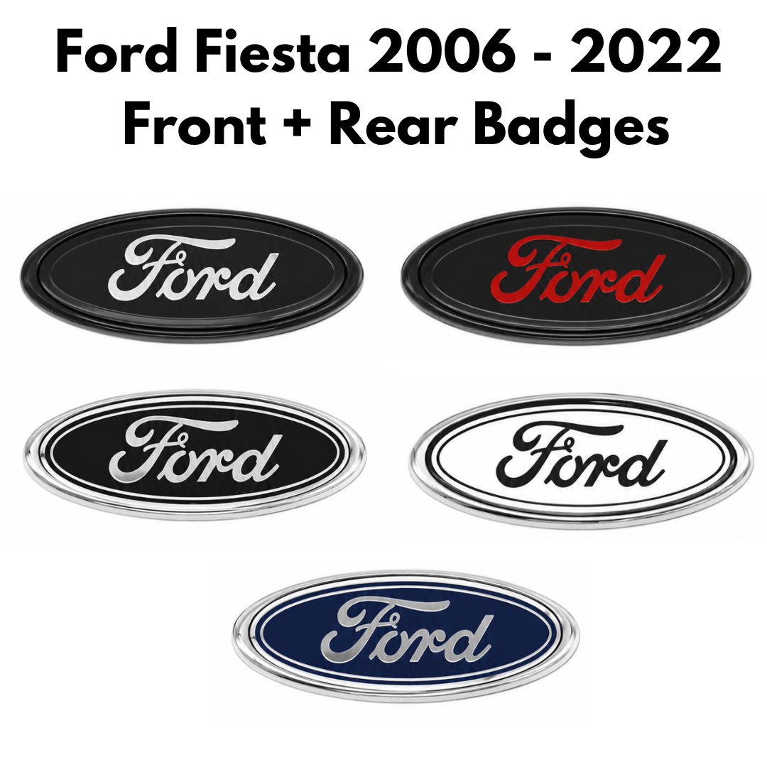 Ford Fiesta 2006 - 2022 Front + Rear Badges Set