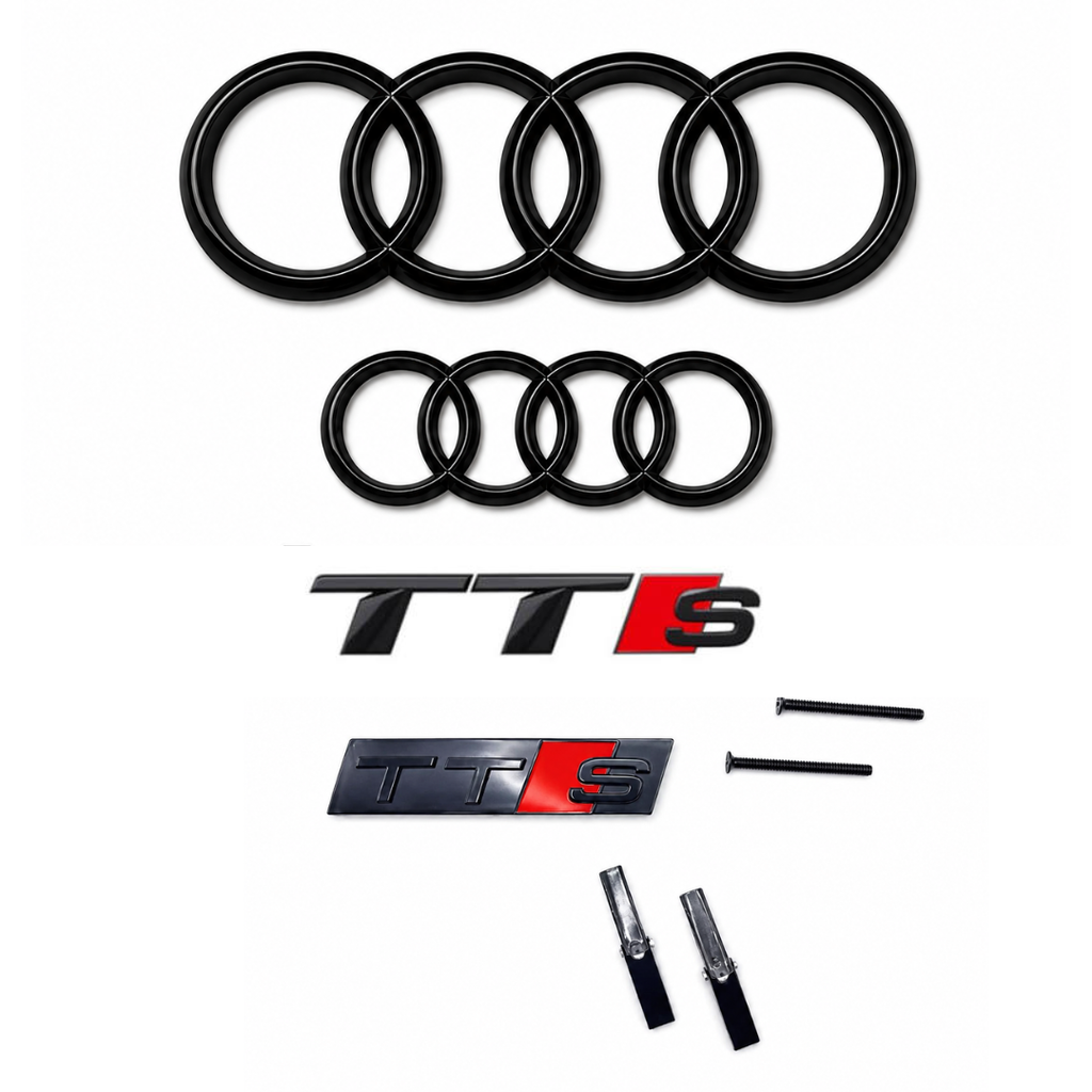 CUSTOM ORDER - 2011 TTS FULL SET OF BLACK BADGES