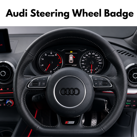 Audi Steering Wheel Black Badge - All Models