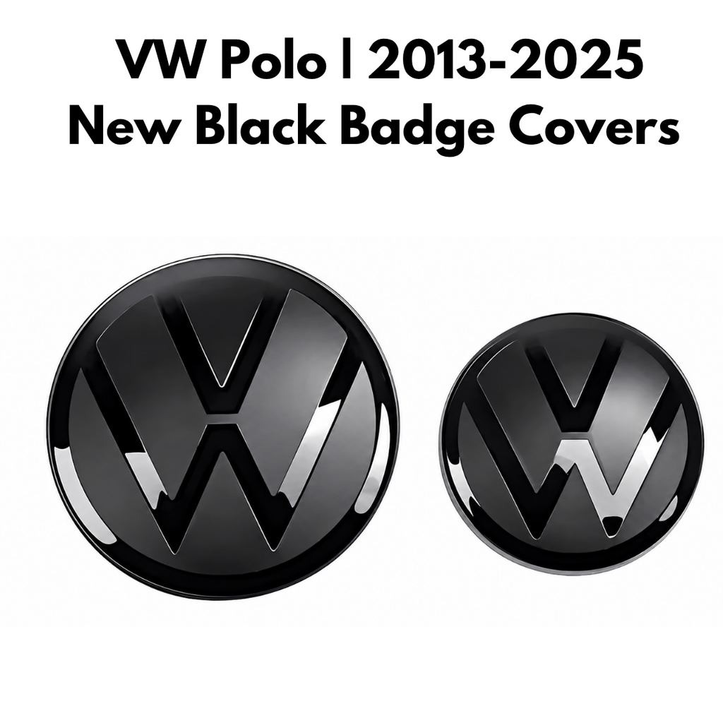 Volkswagen Polo 2013-2025 Gloss Black Badge New Style Covers