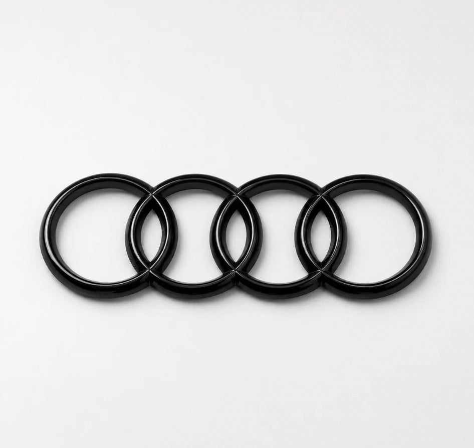 Audi Q4 e-tron Gloss Black Badge Set | Front & Rear