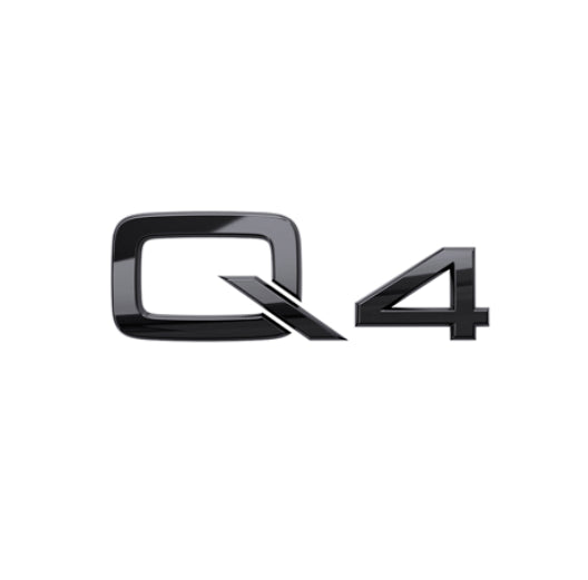 Audi Q4 e-tron Gloss Black Badge Set | Front & Rear