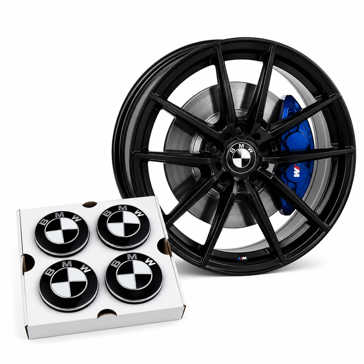 BMW Floating Centre Caps | Fits Most BMW Models | Set of 4