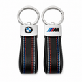 Luxury Leather BMW Keyring | Metal M Sport Keychain