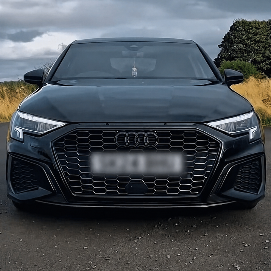 Audi A3 Gloss Black Badge Set | Front & Rear | 2021–2024 (8Y)