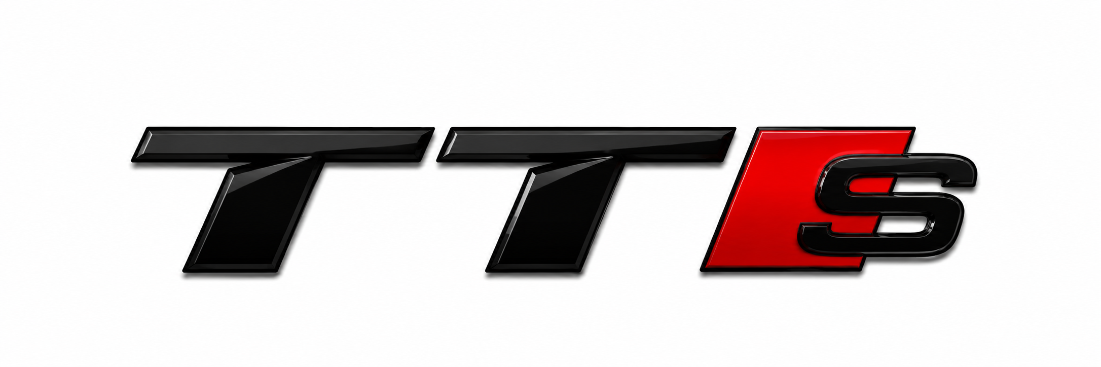 Audi TT S Gloss Black Badge Set | Front & Rear | 2015–2023