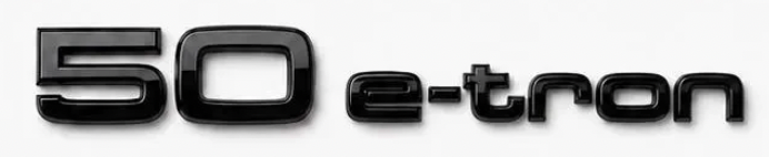 Audi Q4 e-tron Gloss Black Badge Set | Front & Rear