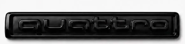 Audi A4 Gloss Black Badge Set | Front & Rear | 2009–2024