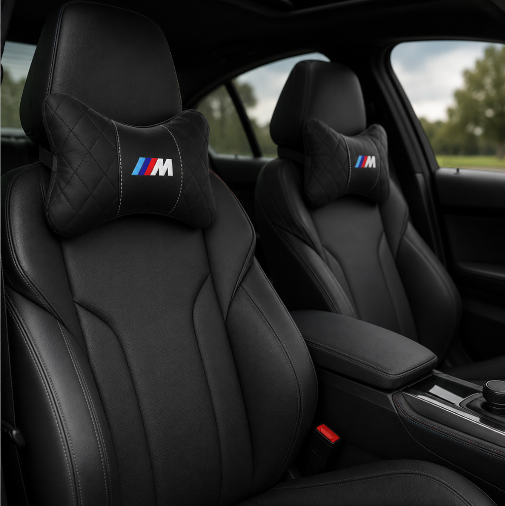 Luxury Car Neck Cushions – BMW M, Audi S-Line & Mercedes-Benz