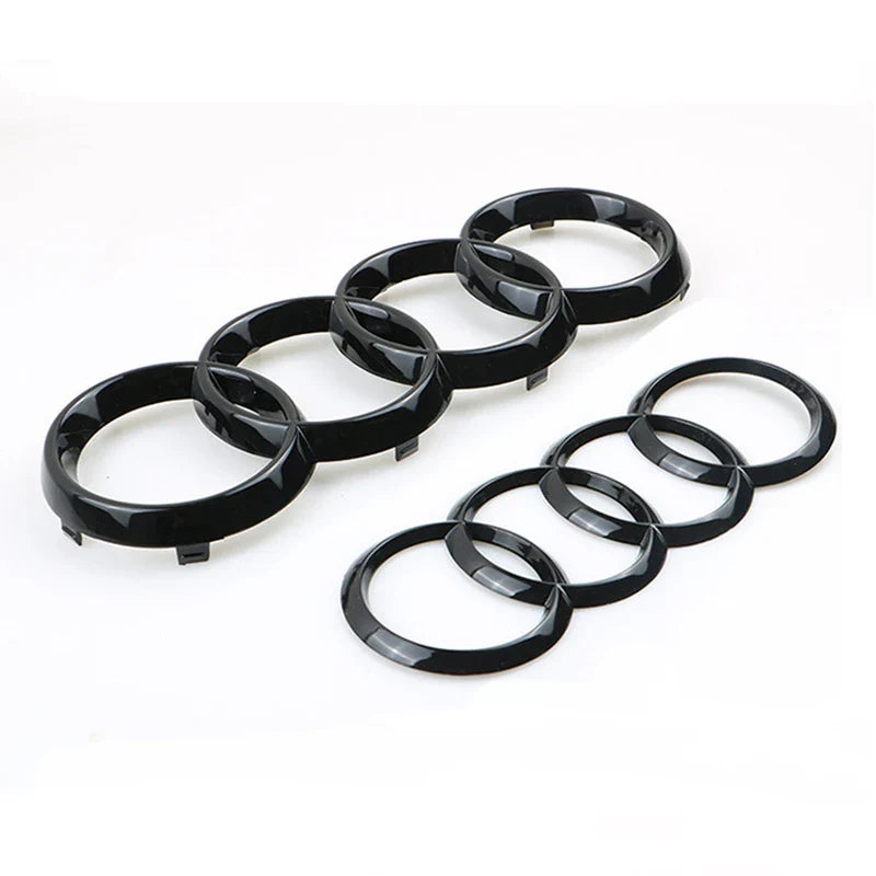 Audi A4 Gloss Black Badge Set | Front & Rear | 2009–2024