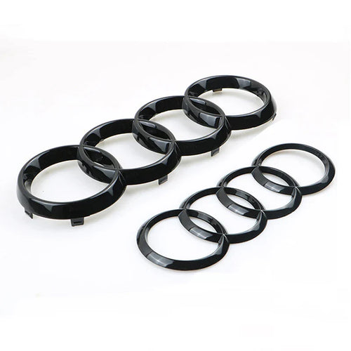 Audi A6 Gloss Black Badge Set | Front & Rear