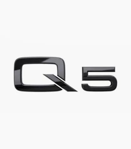Audi Q5 Gloss Black Badge Set | Front & Rear | 2008 - 2024